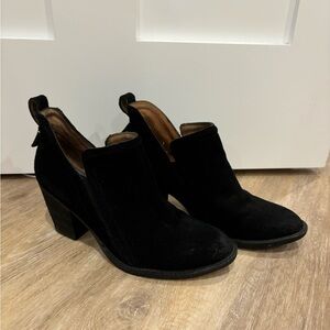Jeffrey Campbell Rosalee Burman Split Shaft Suede Ankle Bootie